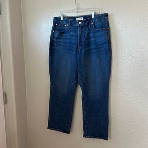 Madewell Curvy Perfect Vintage Straight Jean
